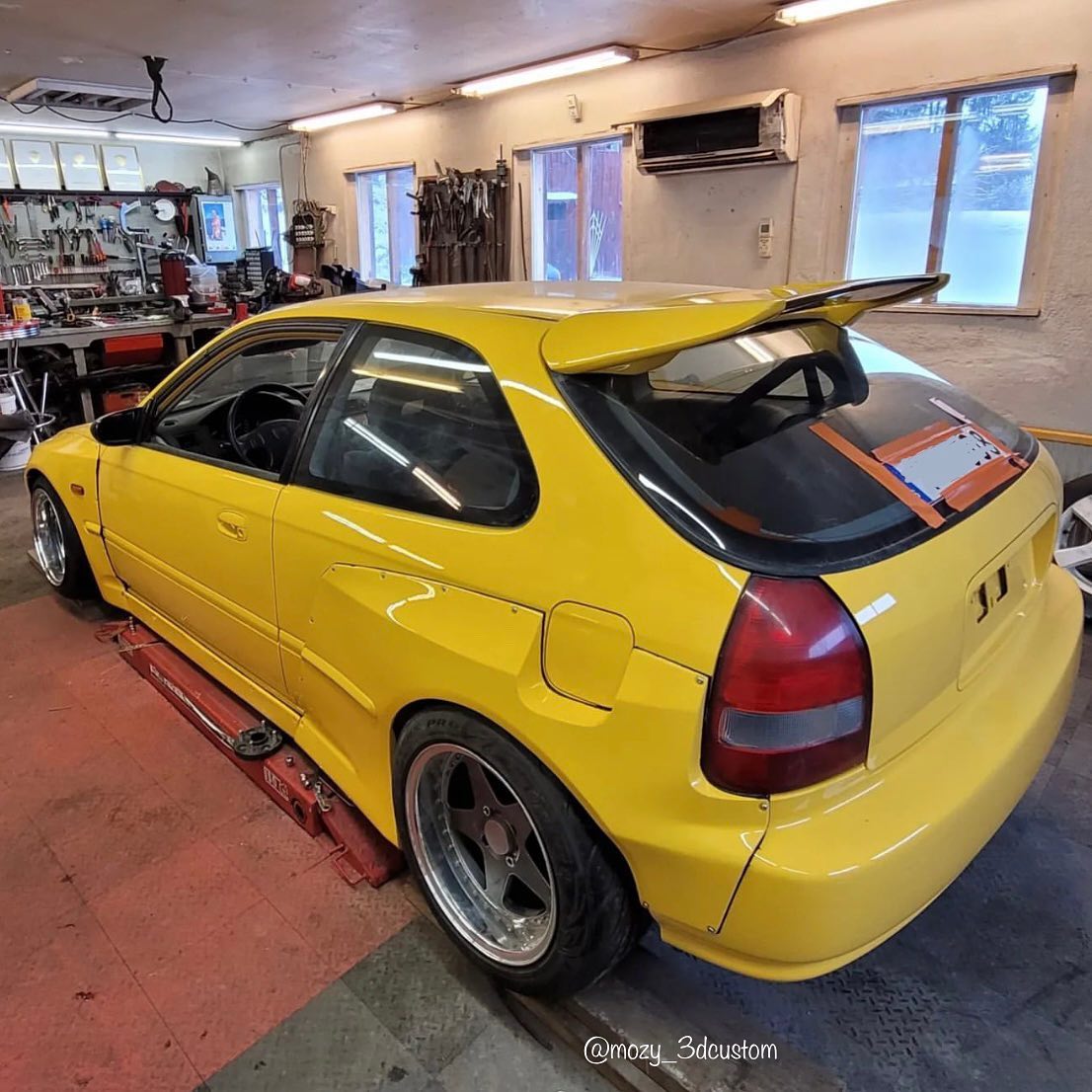 BODY KIT LARGE HONDA CIVIC EK HATCH 96/99
