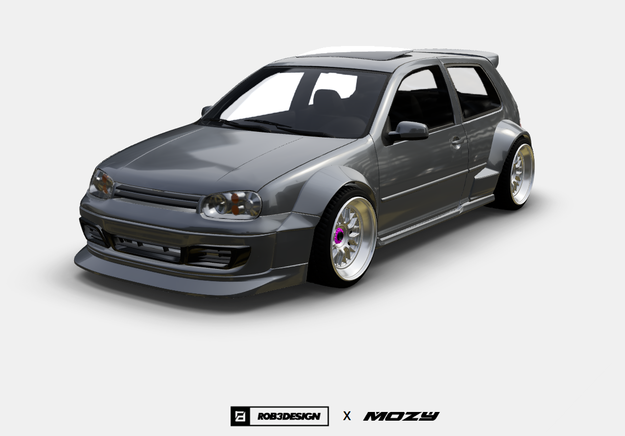 MOZY - ROB3RTDESIGN – VOLKSWAGEN GOLF MK4 WIDE BODY KIT