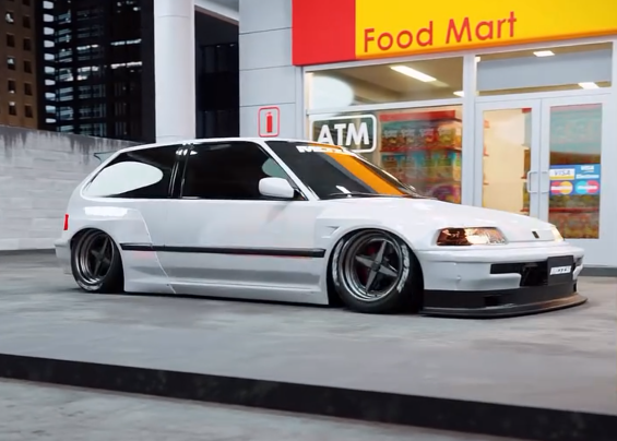 WIDE BODY KIT FOR THE HONDA CIVIC EF3