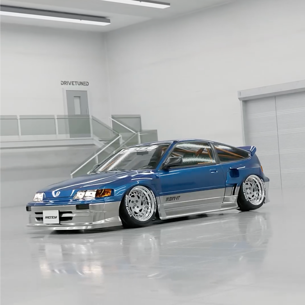 KIT CARROSSERIE LARGE HONDA CR-X 88/90