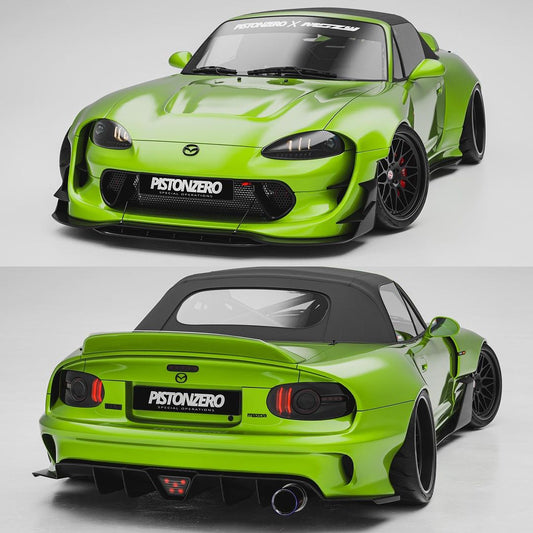 MOZY - PISTONZERO – KIT CARROSSERIE LARGE MAZDA MX-5 NB PRÉCOMMANDE