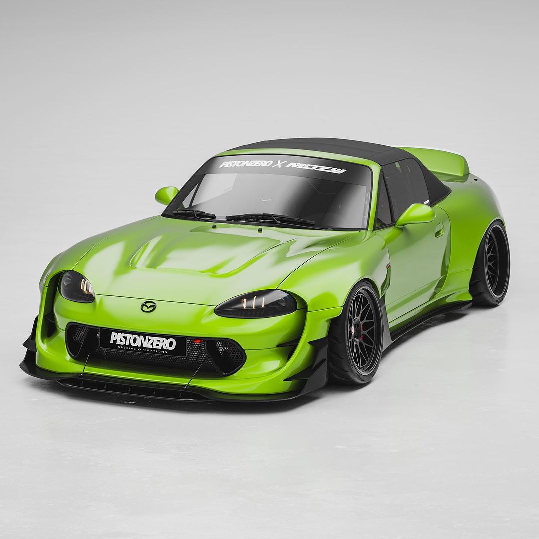 MOZY - PISTONZERO – KIT CARROSSERIE LARGE MAZDA MX-5 NB PRÉCOMMANDE