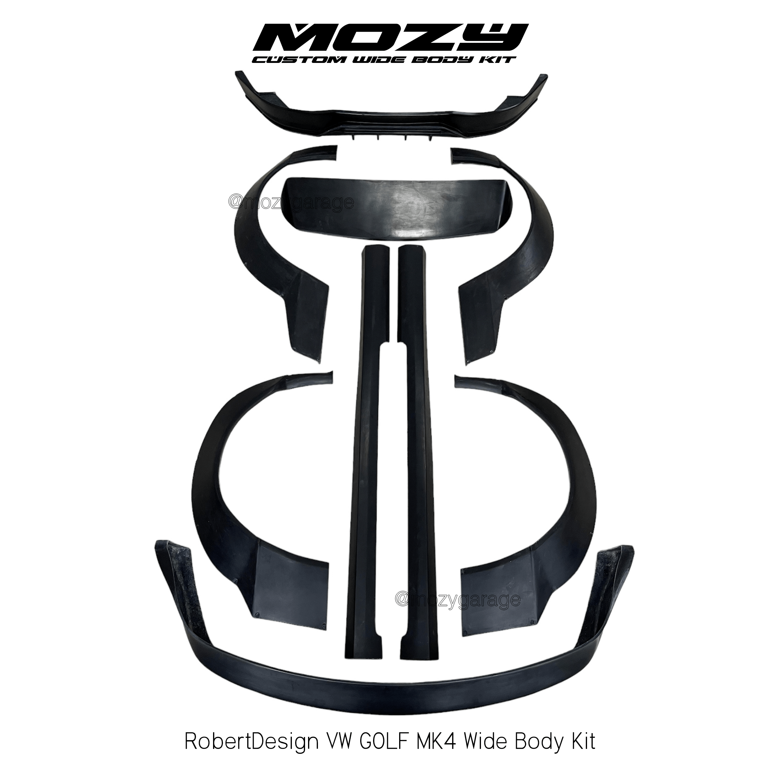 MOZY - ROB3RTDESIGN – KIT DE CARROSSERIE LARGE VOLKSWAGEN GOLF MK4